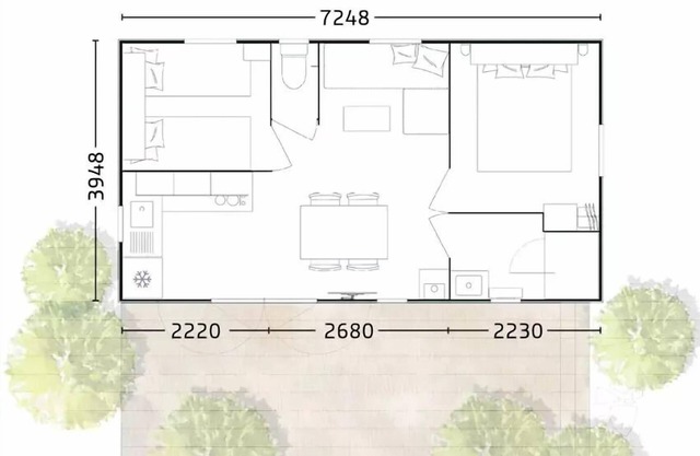 Bahia 72.2 2 rooms 4 persons