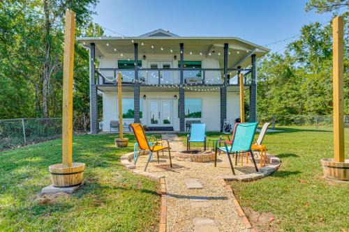 Bayfront Milton Retreat with Dock and Game Room