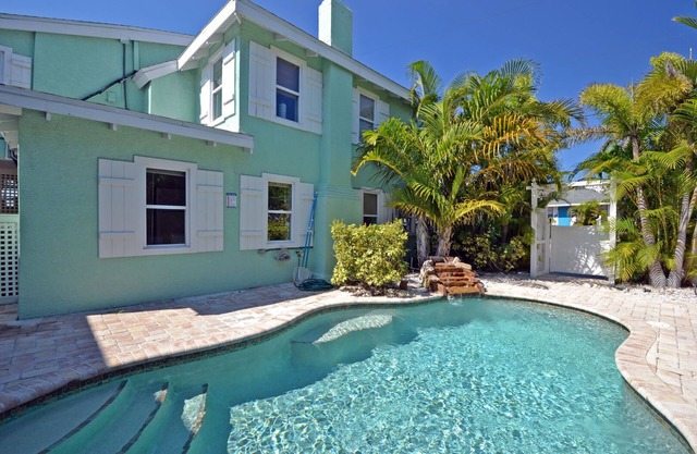 Beach Oasis W/ Heated Pool, Just a Couple Blocks from Popular Bridge Street