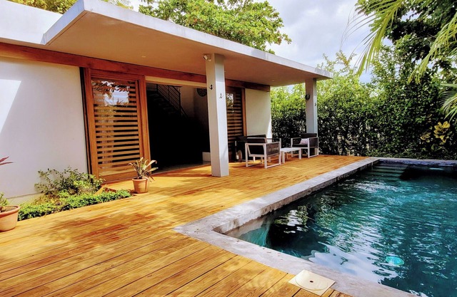 Beaches nearby services, private pool and more at the modern Villa Prana 5