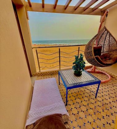 Beachfront Family House With Ocean View at Imi ouadar 10mn from Taghazout