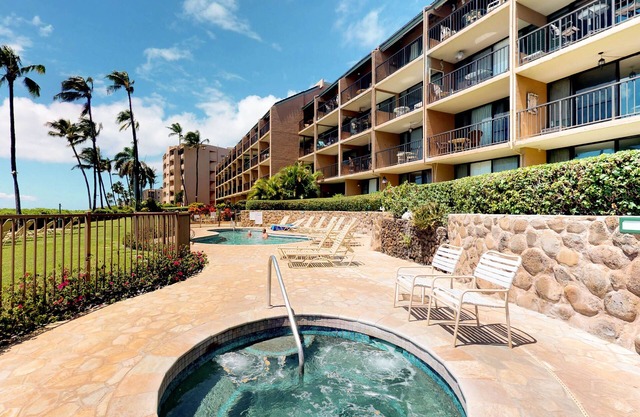 Beachfront retreat with lanai, WiFi, pool, & hot tub - prime turtle spot