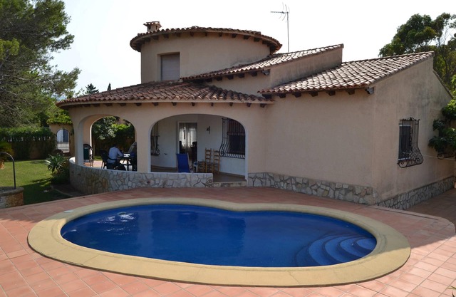 Beachfront Villa in Sand Beach in Dénia with Private Pool