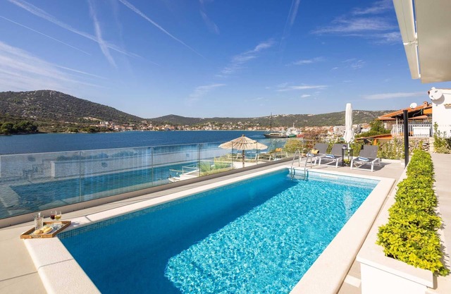 Beachfront Villa Mila M with Pool