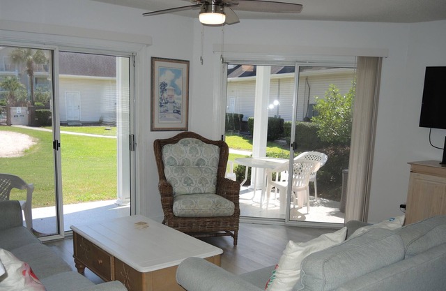 Beautiful Ground Floor Two Bedroom Condo just steps from the Pool!