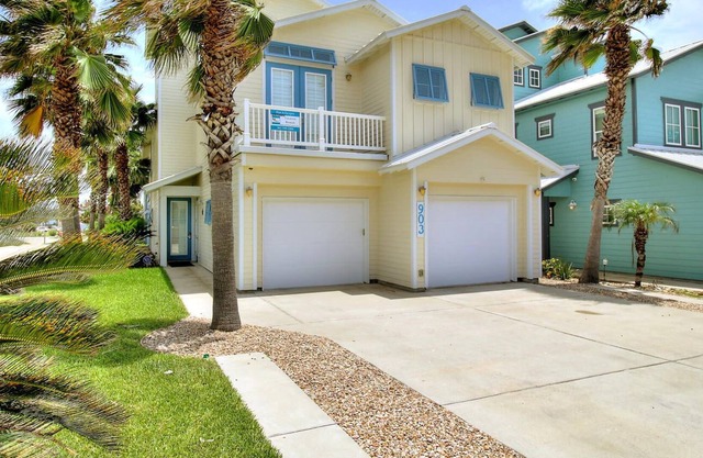 Beautiful home with elevator. Port A's shortest boardwalk to the beach!