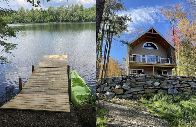Beautiful Lakeside Chalet in the White Mountains. Newly Constructed, 2023.