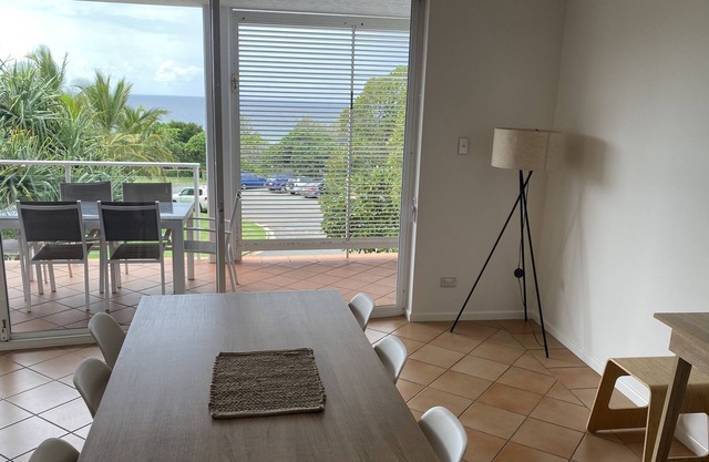 Beautiful views from your balcony, directly opposite the beach