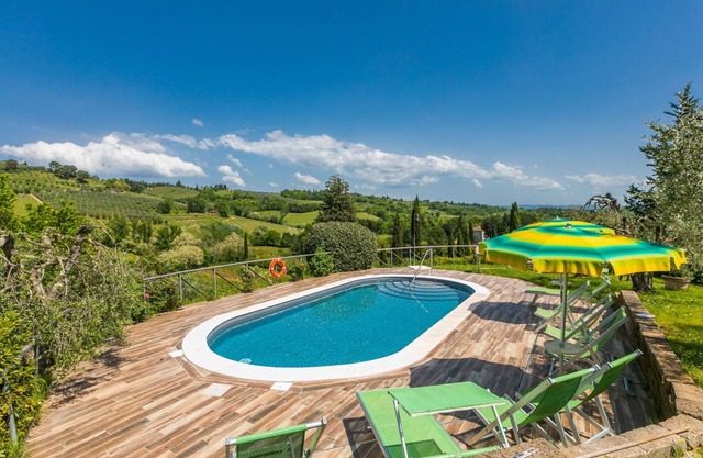 Beautiful villa with WIFI, A/C, private pool, TV, patio, pets allowed, panoramic view and parking