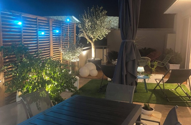 Bel Appartement Dernier Etage Grande Terrasse vue sur le Stade