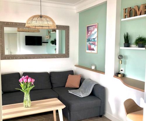 Bel appartement rénové, centre de Vannes
