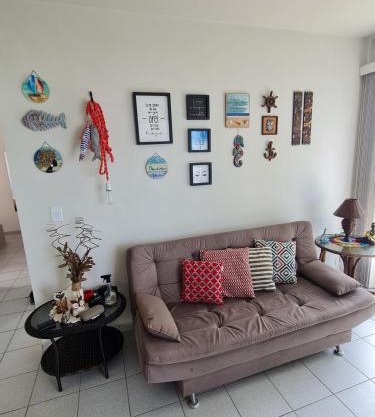 Belo apartamento em frente a praia de Gaivotas