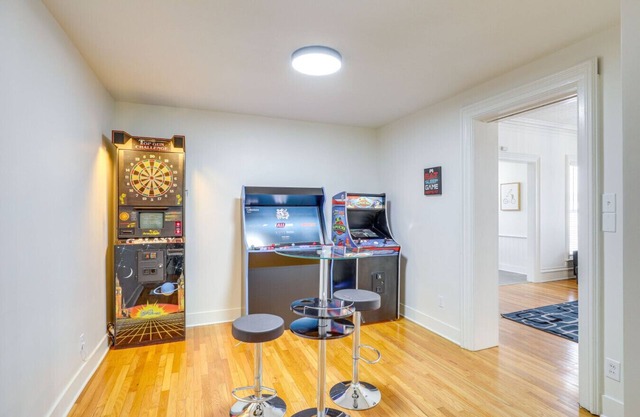 Blair Escape | Pet-Friendly Lodge w/Game Room & Fireplace