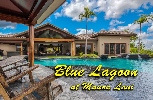 Blue Lagoon - 7 bdr estate with large heated lagoon pool/spa - Mauna Lani resort