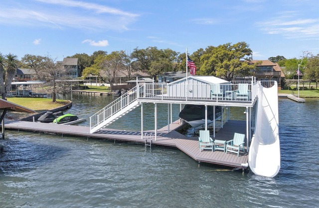 Book 3 get 1 night FREE SlideAway Cove: Waterfront Retreat w/Slide!