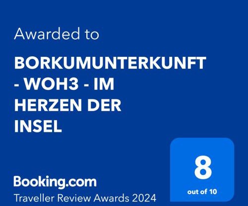 BORKUMUNTERKUNFT - WOH3 - IM HERZEN DER INSEL