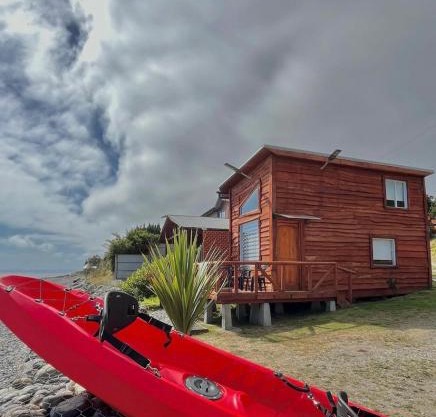 Cabañas frente al mar