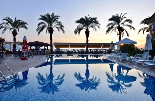 Calis beach, beachfront, private beach, 24/7 security, 5 big shared pools