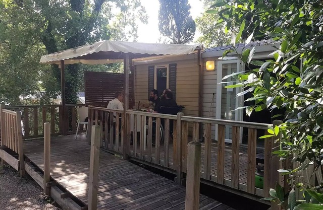Camping de la Colline * - 2 bedroom mobile home GRAND COMFORT HELIOS air-conditioned PMR 6 people