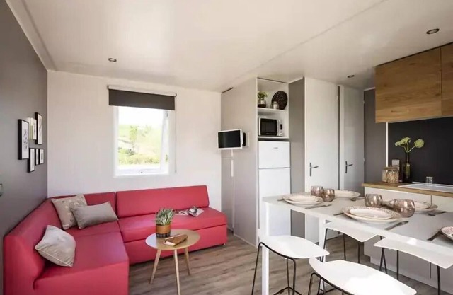 Camping Le Raguenès Plage* - Mobile home XL Premium 4 rooms 6/7 people