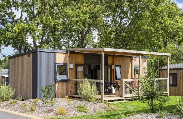 Camping maeva Respire Le Village Perrosien * - Comfort Mobile Home 4 Rooms 6 People Air Conditioned + TV
