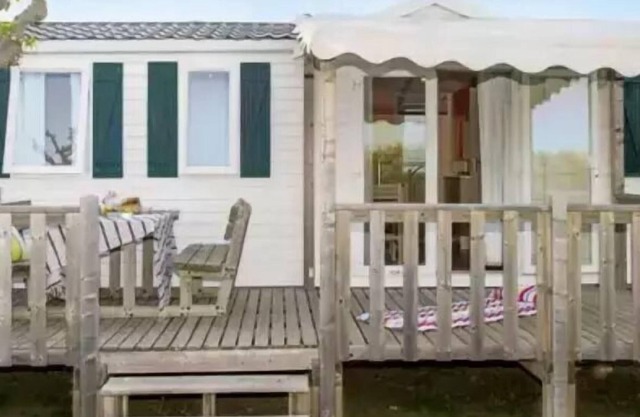 Camping Parc des Roches *** - Cozy 4-room mobile home for 6 people with air conditioning