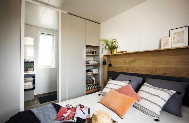 Camping Pascalounet ** - Mobile home Comfort Plus 4 rooms 6 persons