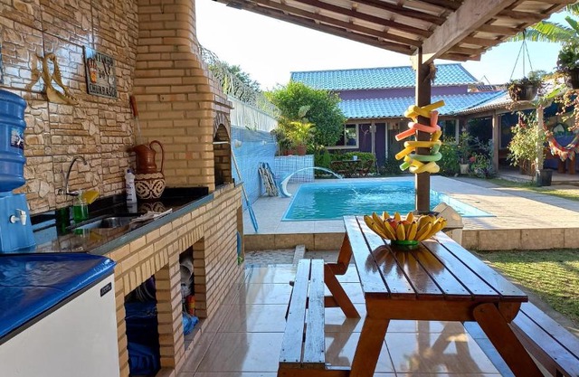 Casa da piscina