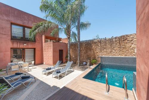 Casa Murallas para 6 con piscina en Alcudia cerca de playas