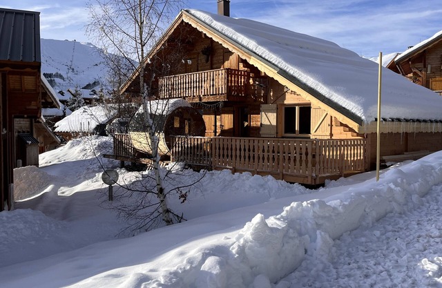 Chalet "LA DATCHA" sleeps 12 with skis, SAUNA and WiFi