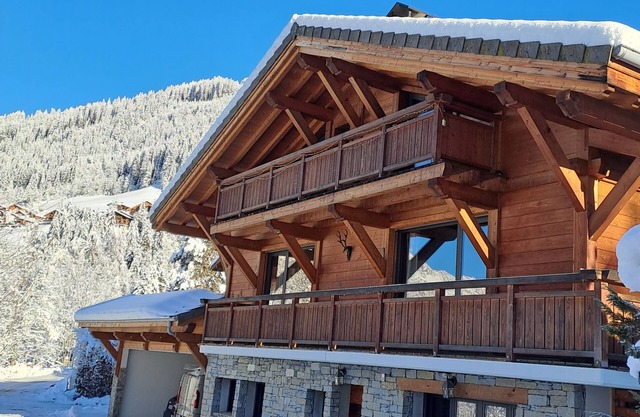 CHALET 15 persons, 3 min from CHATEL, with sauna, jacuzzi, cinema room