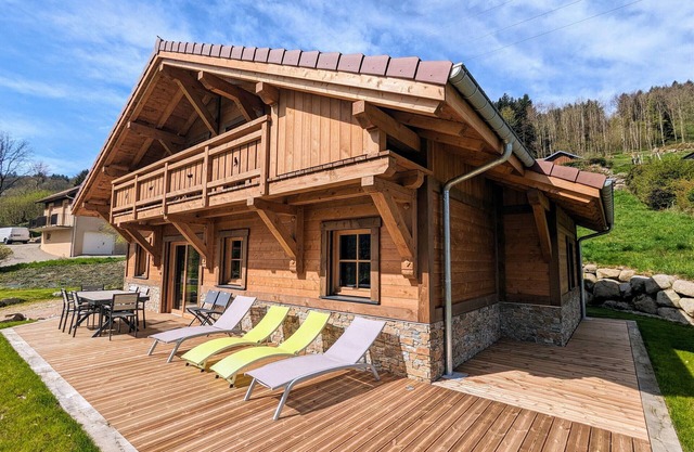 Chalet in the heart of the Vosges with sauna, terrace and WIFI