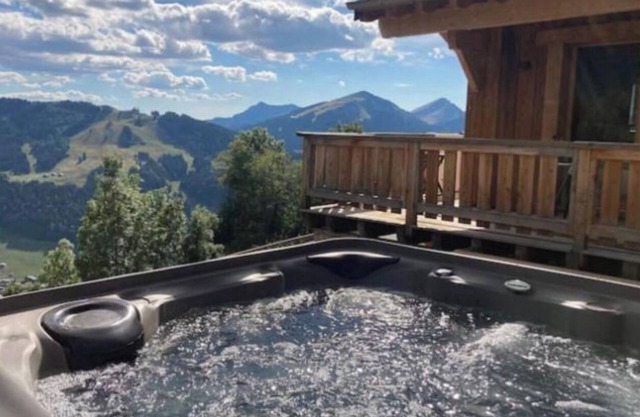 chalet Spa 14 Pers - 150 m from the cable cars - quiet not overlooked.