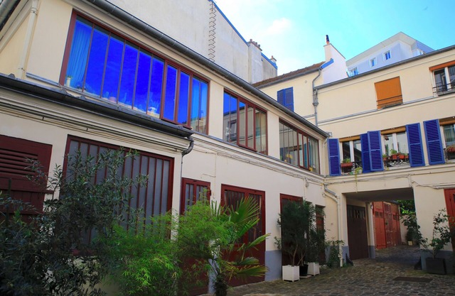 Characteristic loft with courtyard view