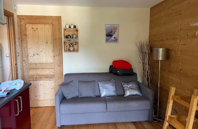 Charmant Studio Cabine 4 Pers, Centre de Valloire, Proche Télécom./Commodités, Casier à Skis/Balcon - FR-1-263-535