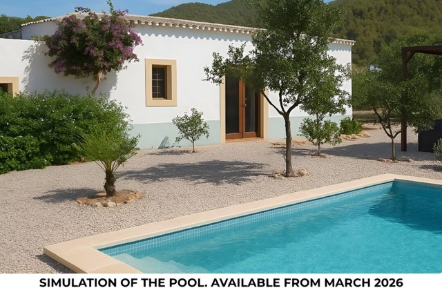 Charming typical Ibiza house close to the beach. NEW: POOL FROM MARCH 2026!