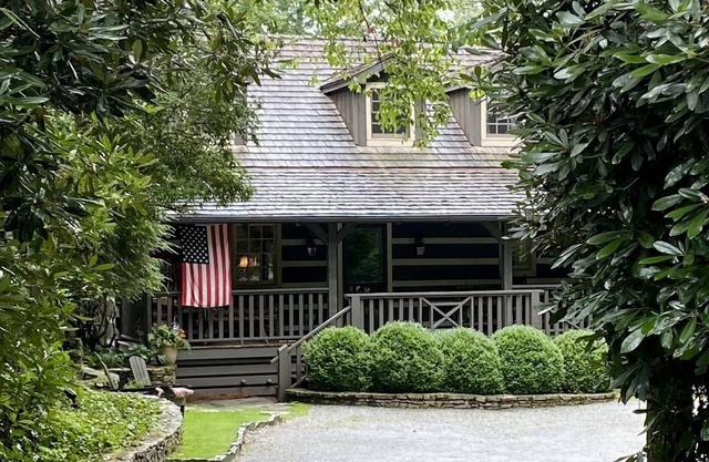 Charming and Unique Log Cabin with Beautiful Garden Setting