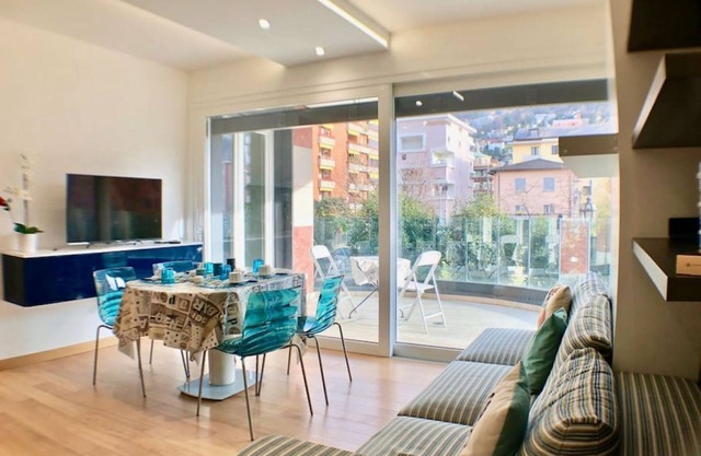 Charming apartment with terrace near Lugano lakefront - ROGGIA 7
