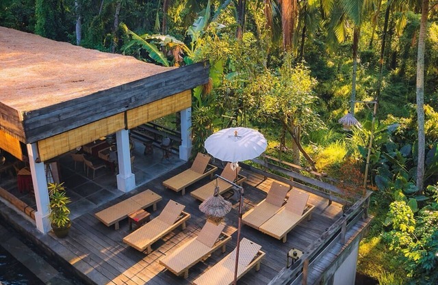 Charming one bedroom close to Ubud with a shared infinity-edge swimming pool
