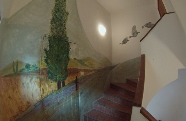 Charming period dovecote with communal swimming pool, plane trees and fountains