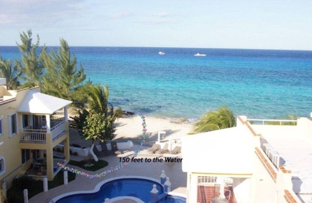 Closest to Sandy Beach! Amazing views. Walk to Chankanaab, Uvas & Money Bar.