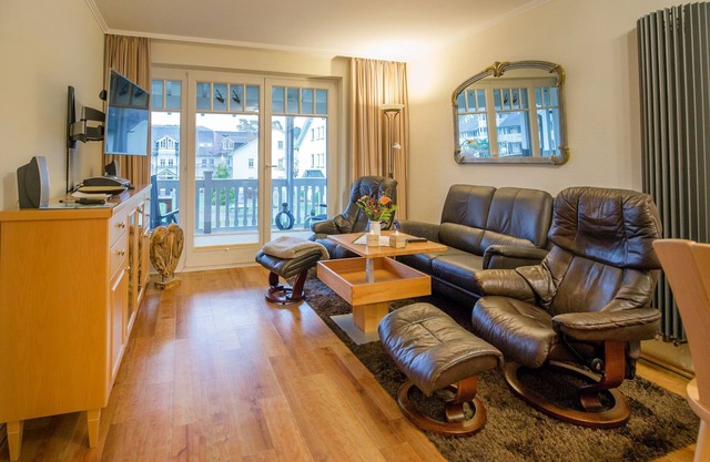 Comfort plus apartment with 2 bedrooms and balcony on the upper floor