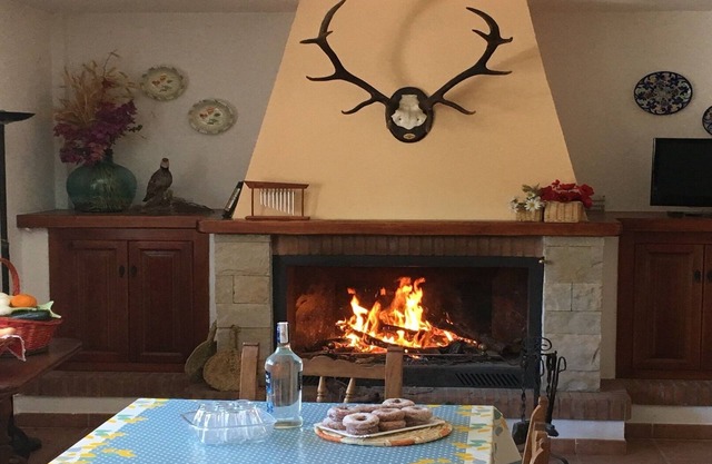 Comfort, rustic, landscapes, fireplace, barbecue, swimming pool, 10 minutes from the city