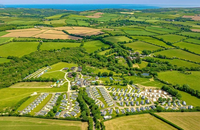 Comfortable spacious caravan with one double and one twin.
