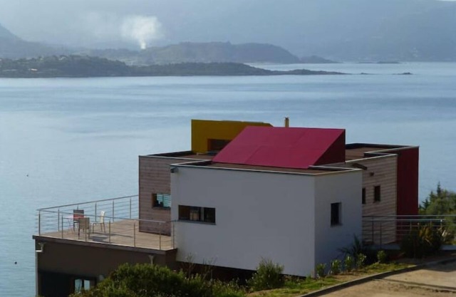 Corse du Sud Sagone VUE Exception Spot Surf Hiver