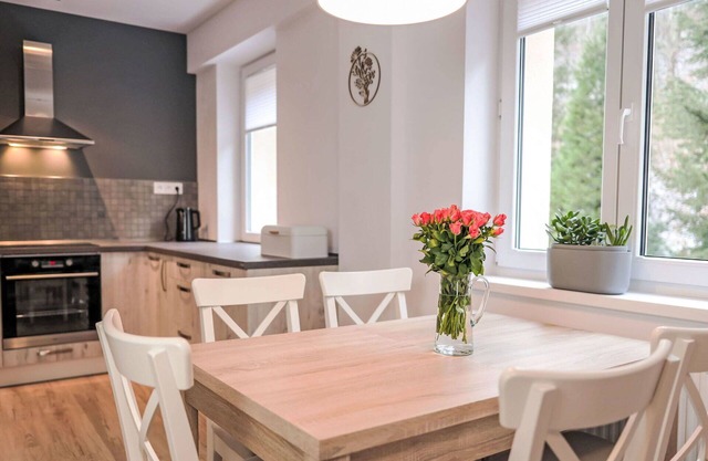 Cosy apartment for 5 guests with WIFI, TV, panoramic view and parking