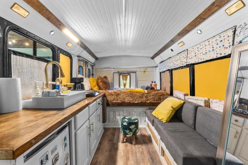 Covered Bridge Tiny Home Bus On The Water In Rrg