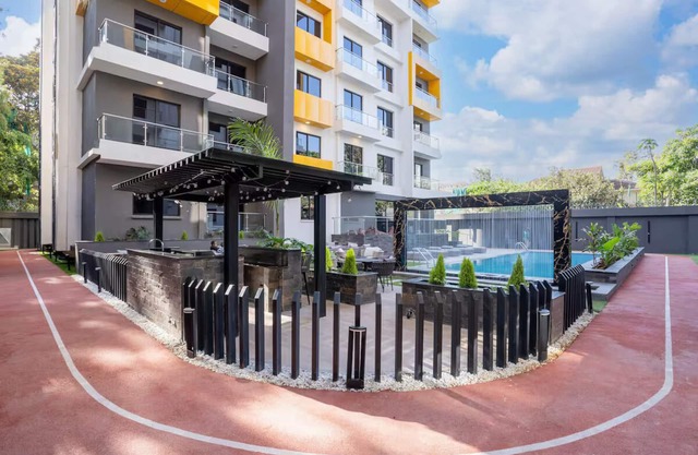 Cozy 1 Bedroom Wilma Towers Kilimani Pool Gym Sauna Power Backup Security