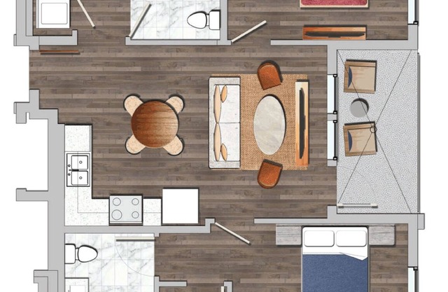 Cozy 2-bedroom apartment in charming Los Angeles with fitness room, WiFi