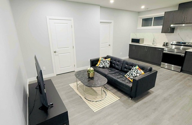 “Cozy Basement Retreat”
